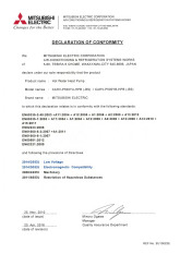 Ecodan CAHV-P500YA-HPB Declaration of Conformity cover image