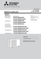 Ecodan PUHZ-SW50VKA-BS Parts Catalogue (OCB525D) cover image
